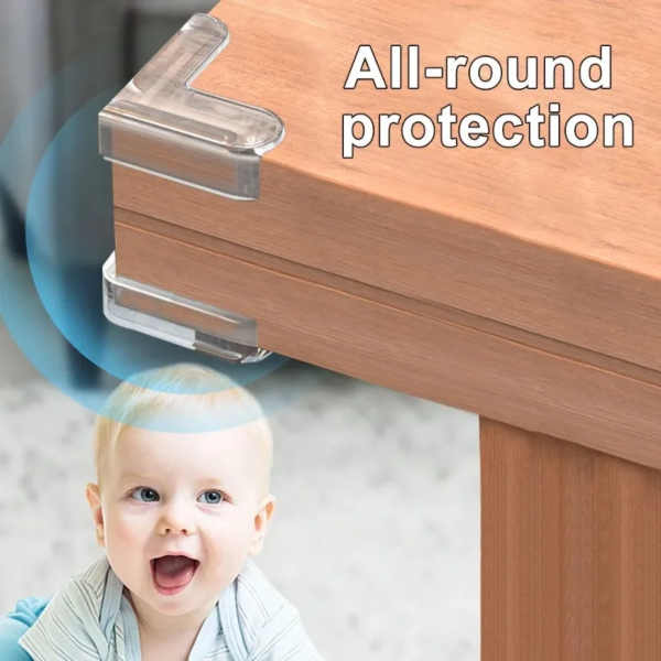 Silicone Table Corner Protectors – Safe & Transparent Edge Guards