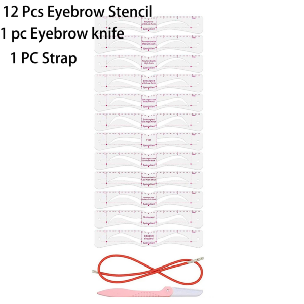 Eyebrow Stencil Kit – Perfectly Shaped Brows Every Time - Image 7