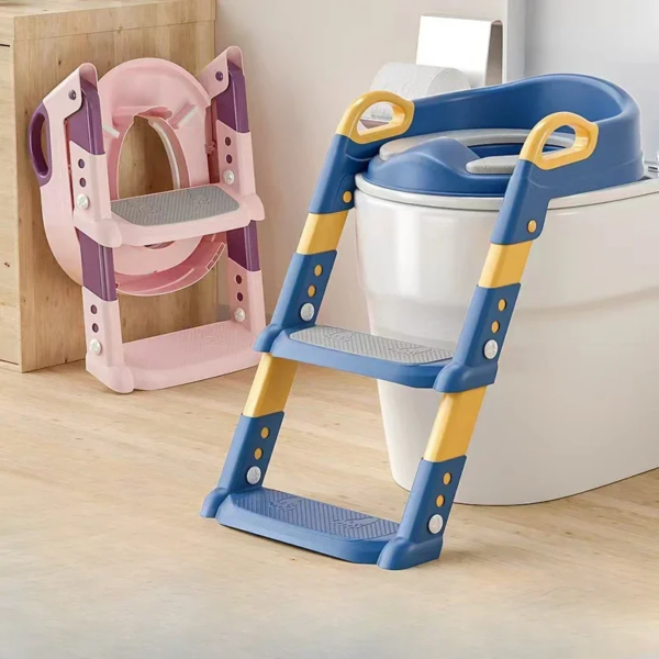 Folding Toilet Step Stool – Easy Potty Training for Kids