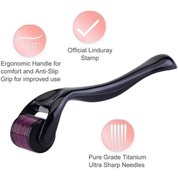 540-Pin Derma Roller – Skin Rejuvenation & Hair Growth Therapy - Image 2