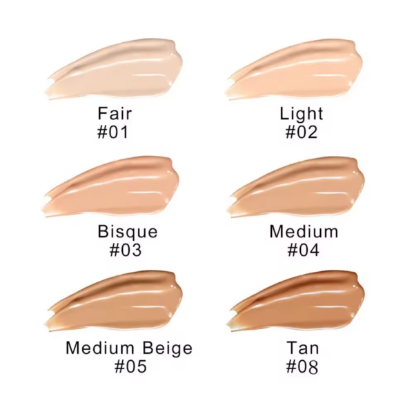 Waterproof Liquid Foundation – Matte, Long-Lasting Coverage - Image 6