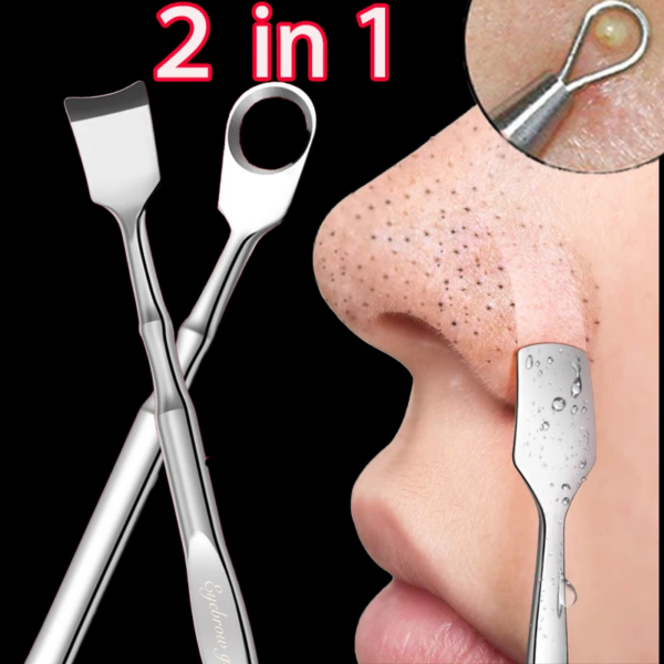 Blackhead Remover Tool – Acne & Pimple Extraction Kit - Image 4