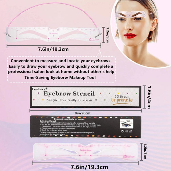 Eyebrow Stencil Kit – Perfectly Shaped Brows Every Time - Image 6