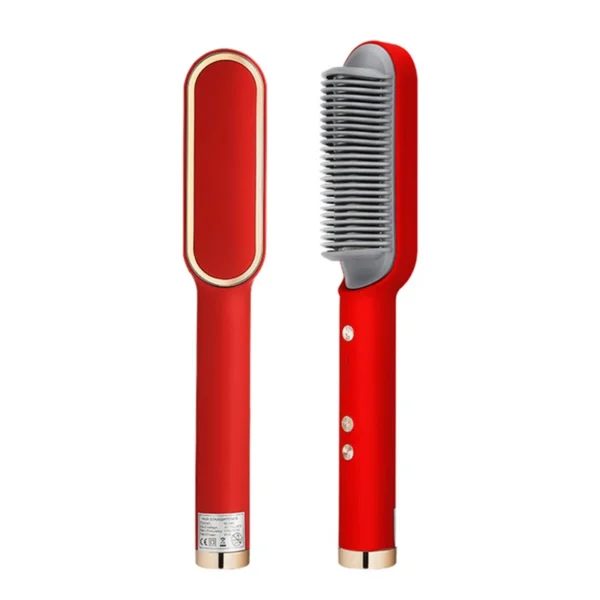 2-In-1 Hair Straightener & Comb – Fast Heat, Portable - Image 8