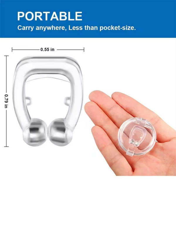 Anti-Snoring Nose Clip – Stop Snoring & Improve Sleep - Image 3